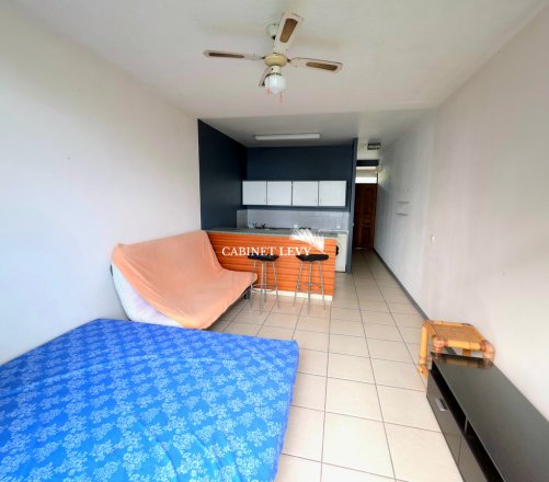 A louer un studio « meublé » à Arue (Résidence au bord de mer-Proche Papeete). A22